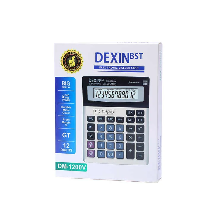 جهاز كمبيوتر مكتبي كبير 12 بت على الطراز . DM1200V Large 12-bit Scientific Desktop Calculator