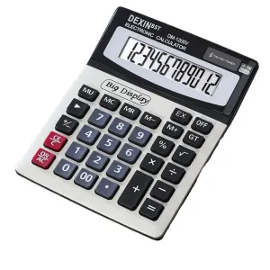 جهاز كمبيوتر مكتبي كبير 12 بت على الطراز . DM1200V Large 12-bit Scientific Desktop Calculator