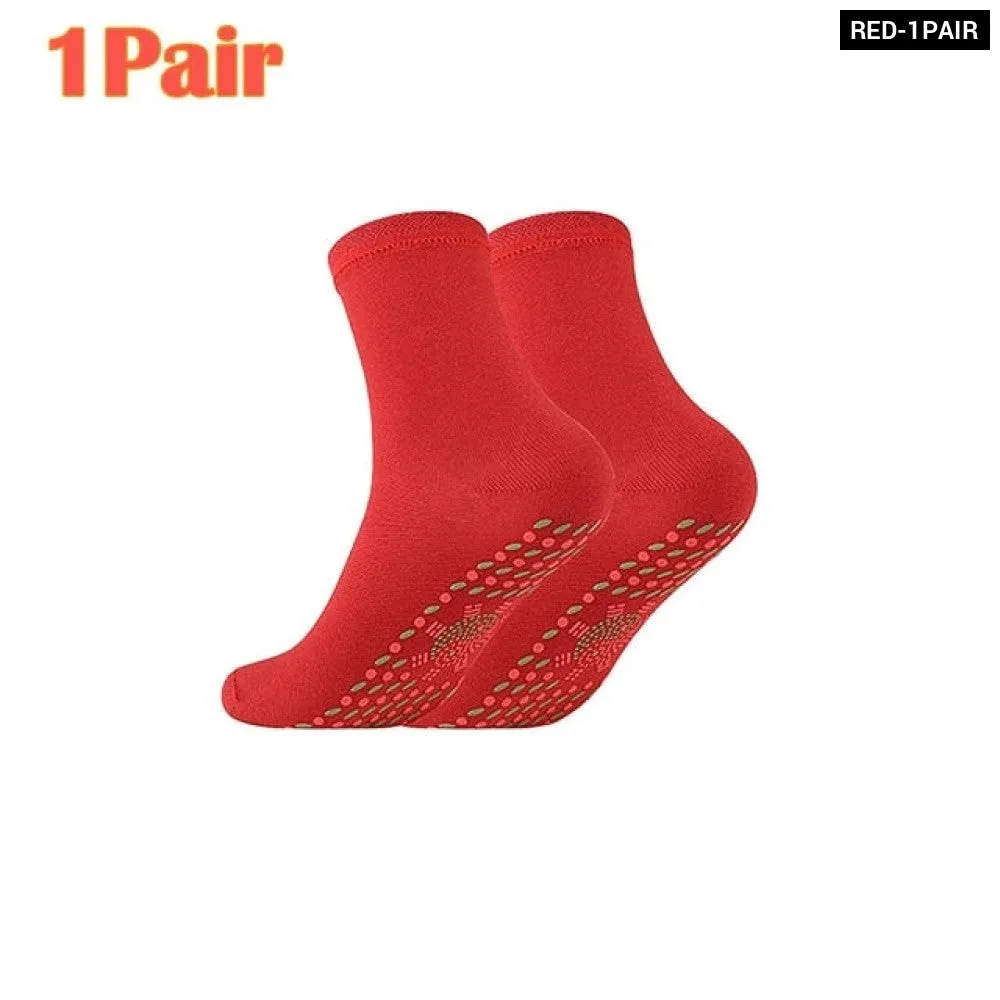 1-3 Pairs Tourmaline Magnetic Self Heating Therapy Pain Relief Sock