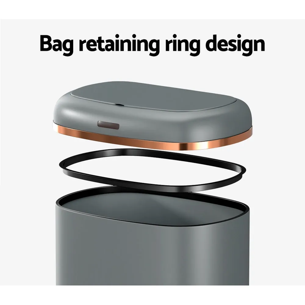 38L | Motion Sensor Bin | Rubbish Automatic | Grey