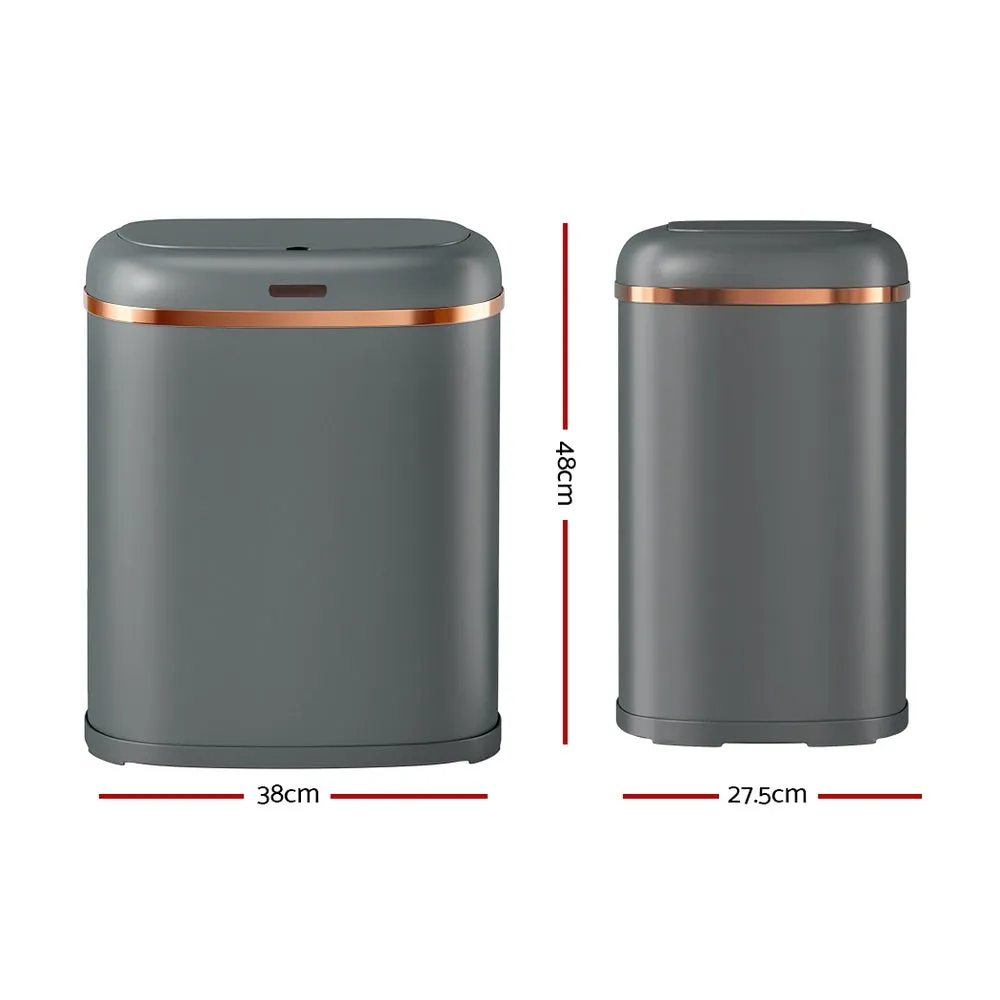 38L | Motion Sensor Bin | Rubbish Automatic | Grey