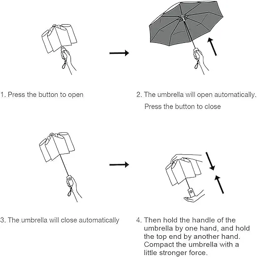 Babymoon Shark Designer Popup Ears Kids Umbrella | 2 To 15 Y | Grey