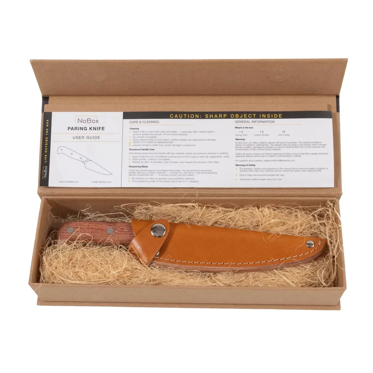 Barebones NoBox Wilderness Paring Knife