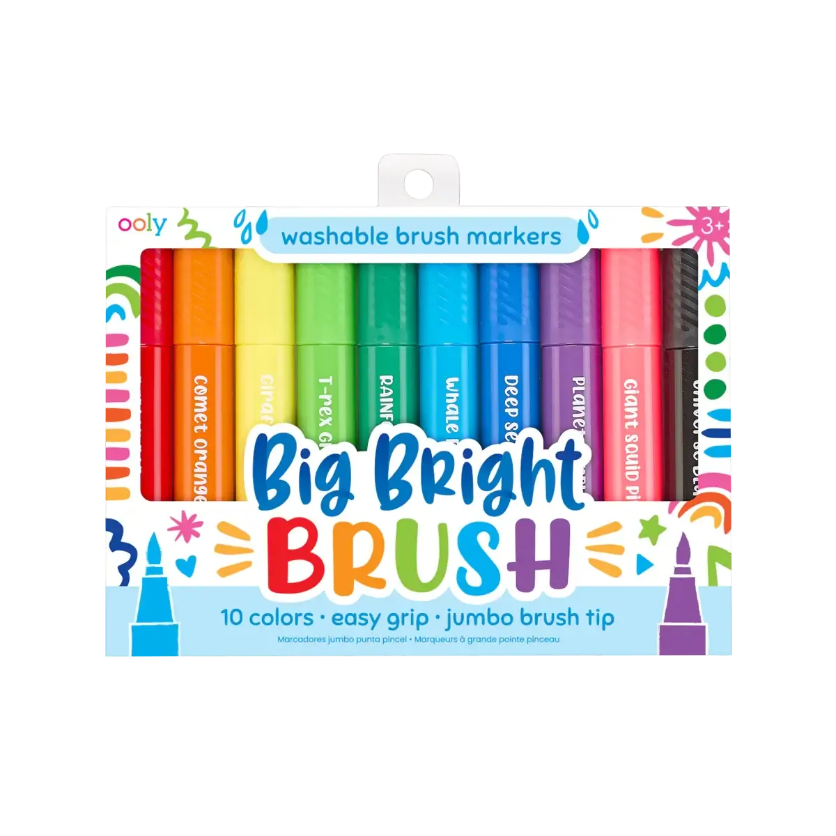 Big Bright Brush Markers, set of 10