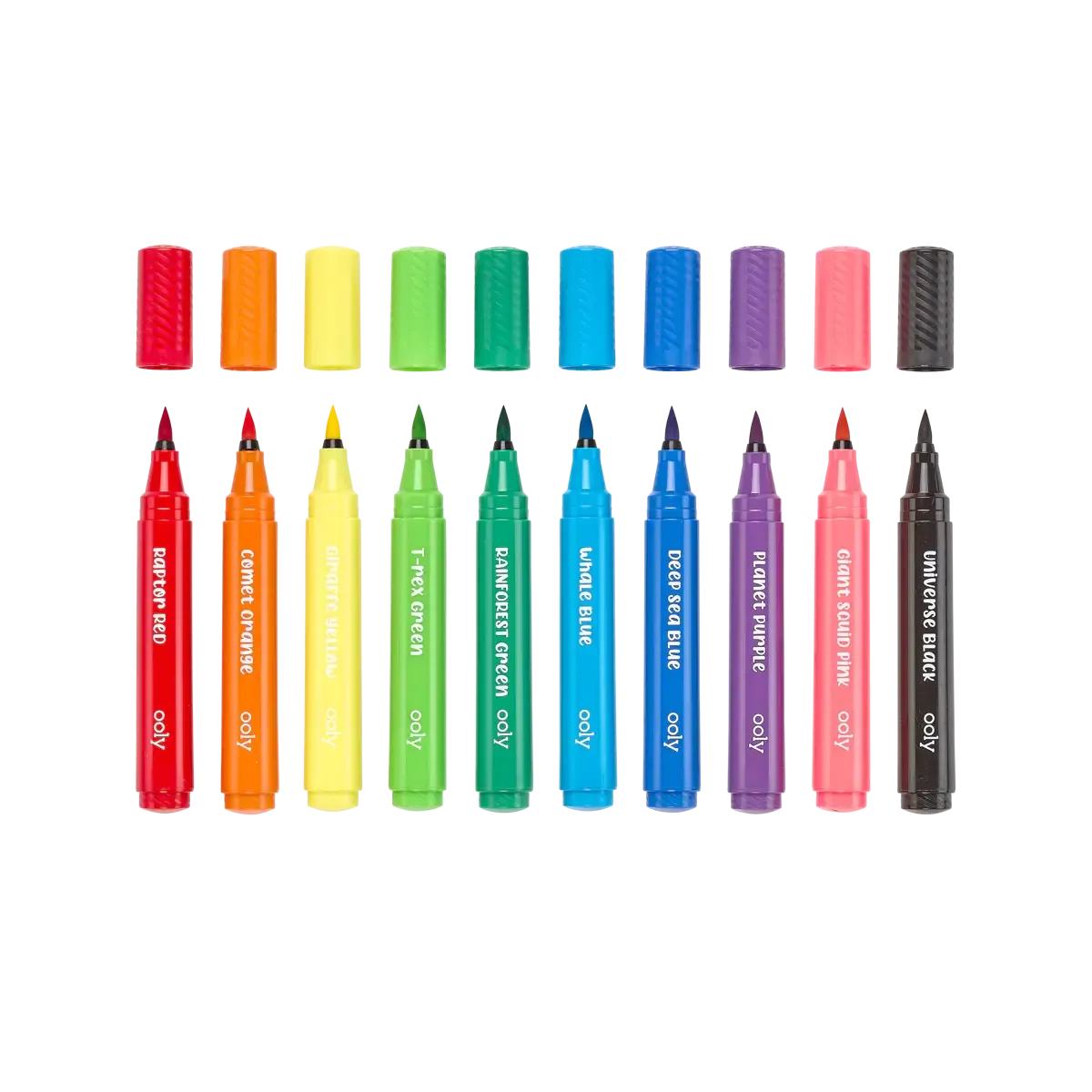 Big Bright Brush Markers, set of 10