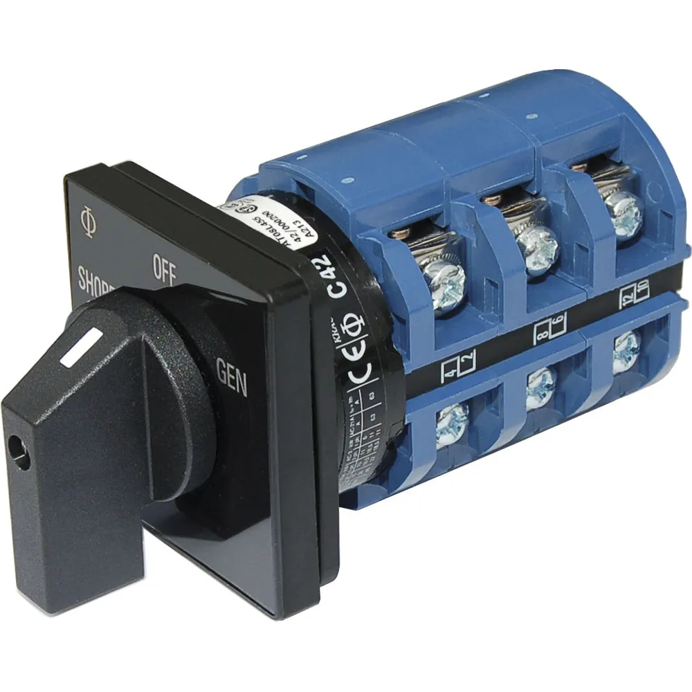 Blue Sea 9019 Switch, AC 240VAC 63A OFF  2 Positions [9019]