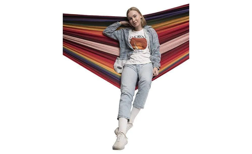 Brazilian Double Hammock with Universal Stand
