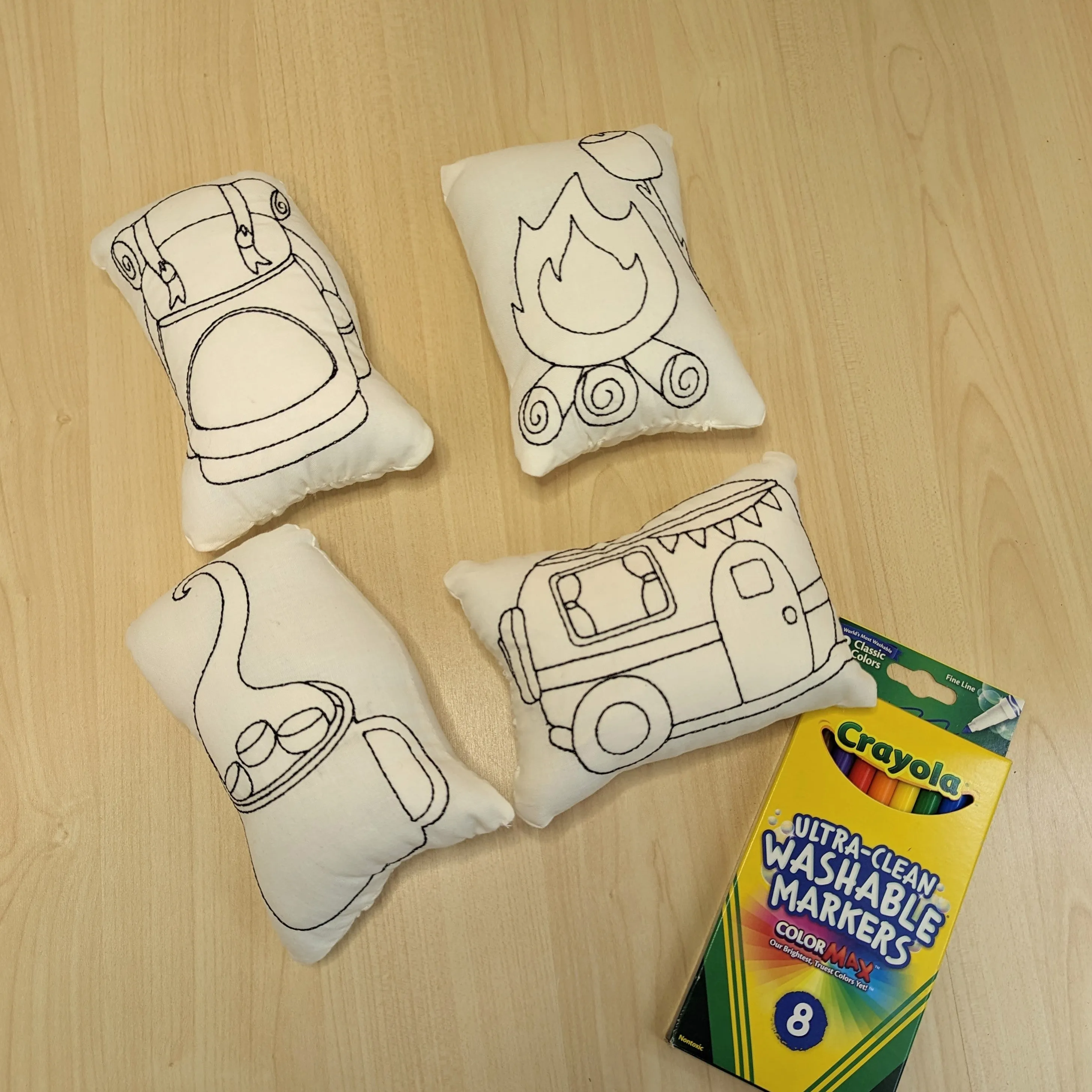 Camping Doodle Dolls