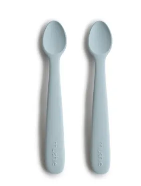 Copy of Copy of Silicone Feeding Spoons-(powder blue) 2-Pack