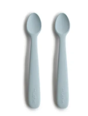 Copy of Copy of Silicone Feeding Spoons-(powder blue) 2-Pack