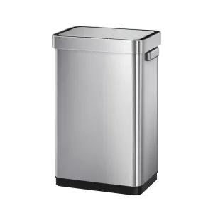 Deluxe Mirage-T Stainless Steel Motion Sensor Can - 50 Liter / 13.2 Gallon