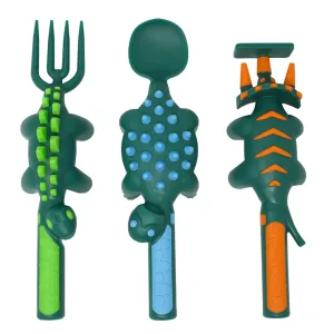 Dino Eating Utensils - Set of 3