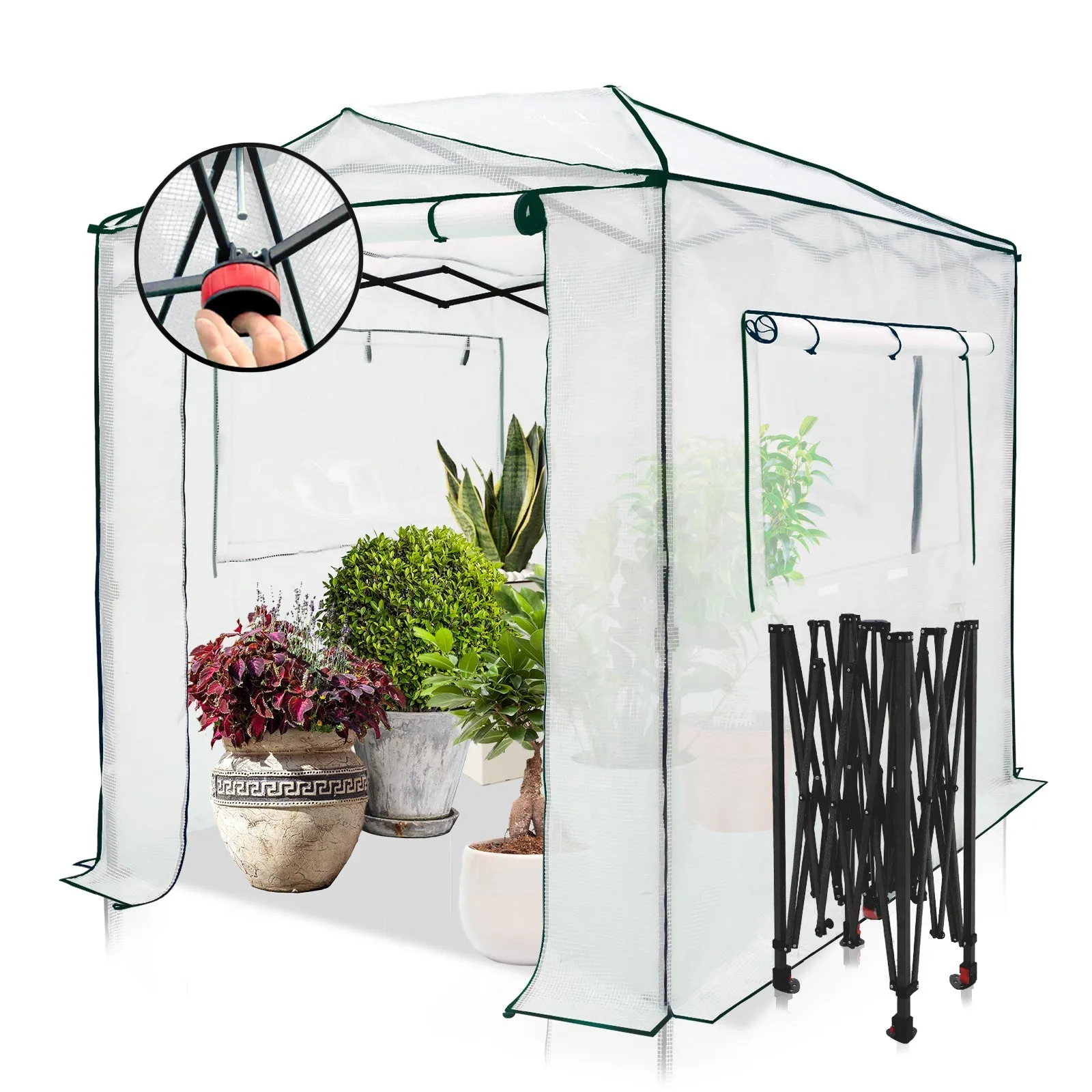 Easy Setup 8x6 Instant Pop Up Greenhouse