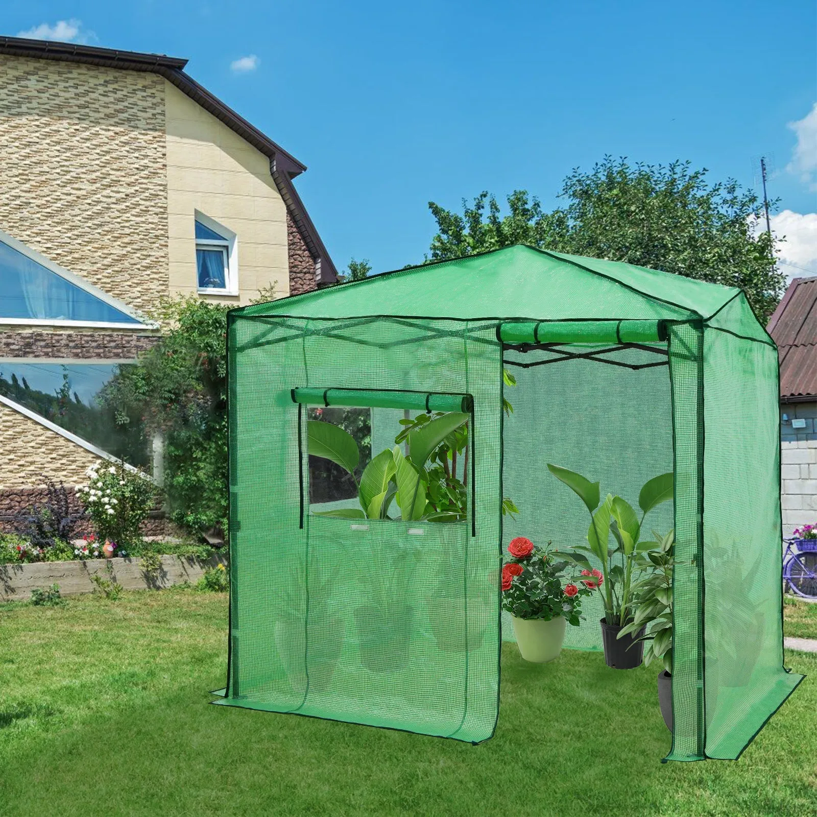 Easy Setup 8x6 Instant Pop Up Greenhouse