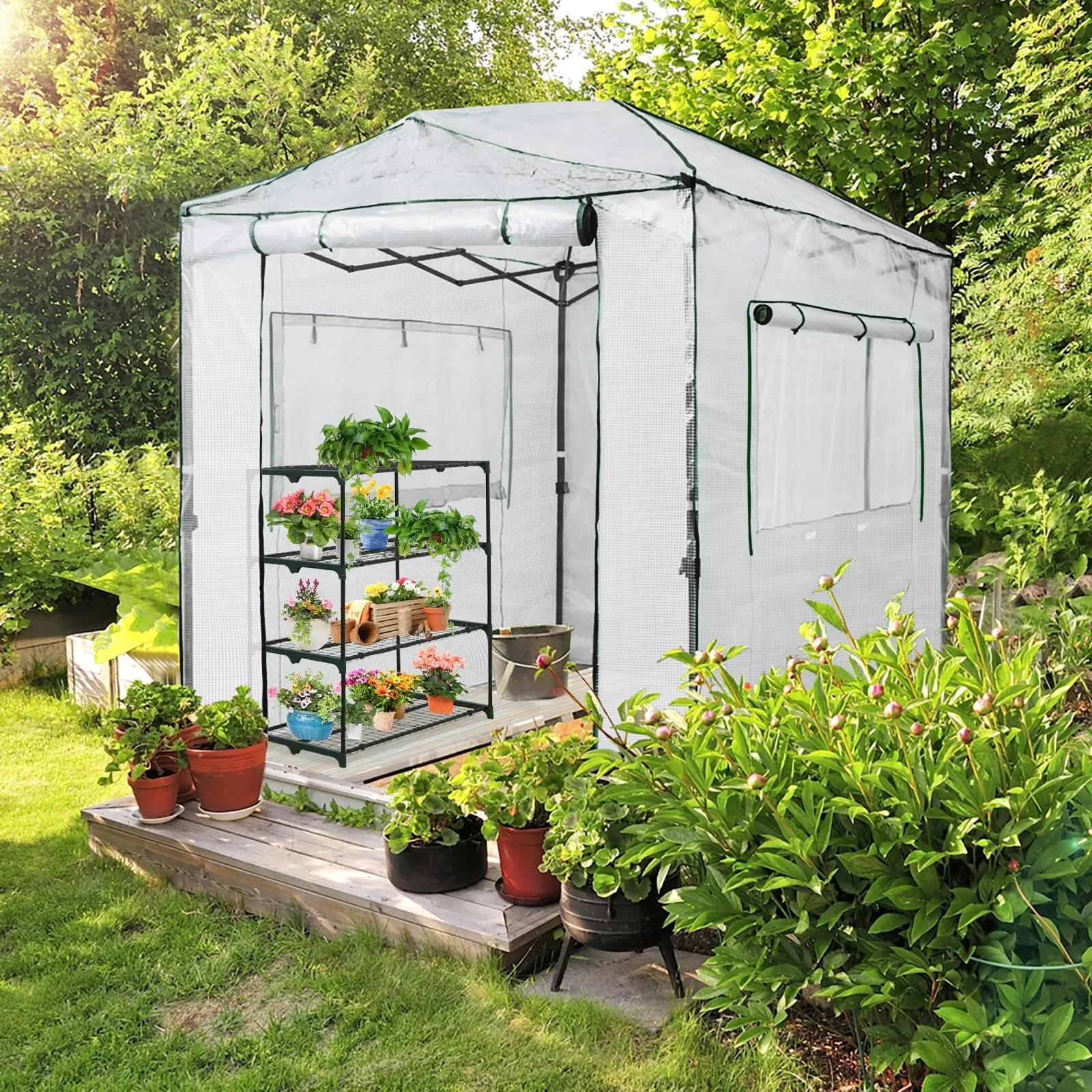 Easy Setup 8x6 Instant Pop Up Greenhouse