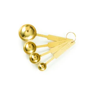 Gold Stainless Steel Measuring Spoons