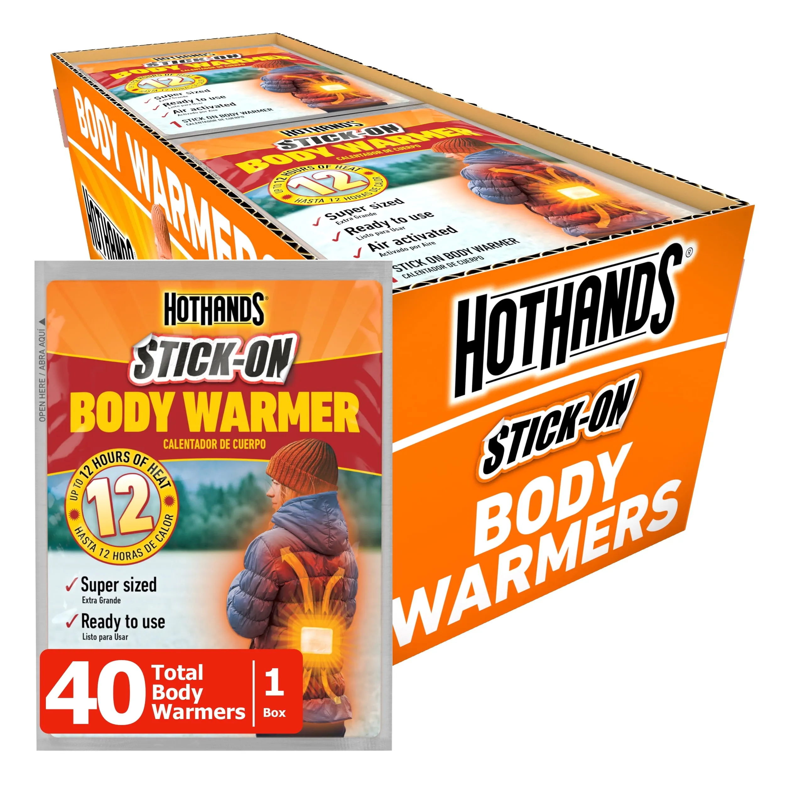 HotHands 12 Hour Adhesive Body Warmer