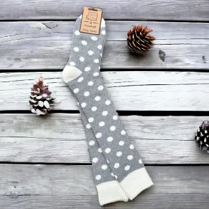 Jess & Lou Spot Super Soft Cosy Knee High Socks