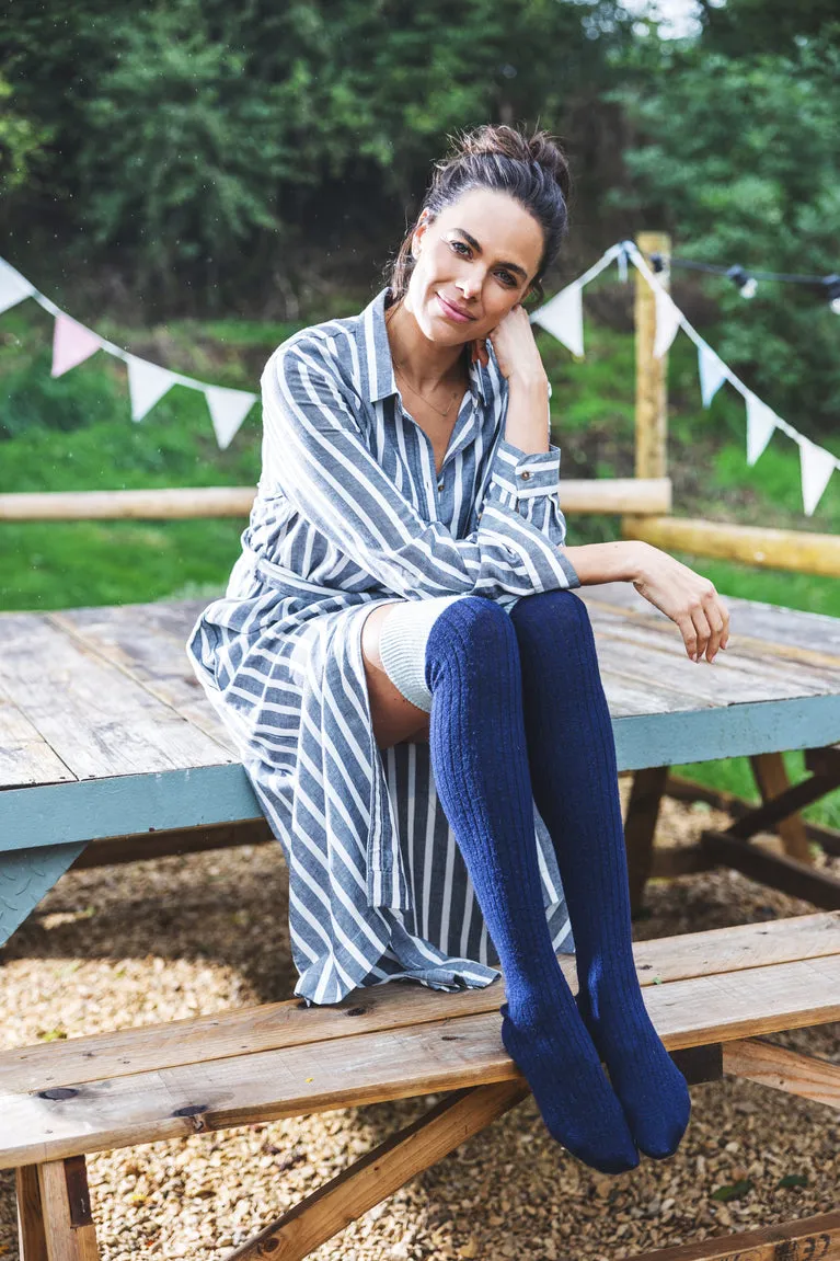 Joya Ladies Over the Knee Wool Blend Socks