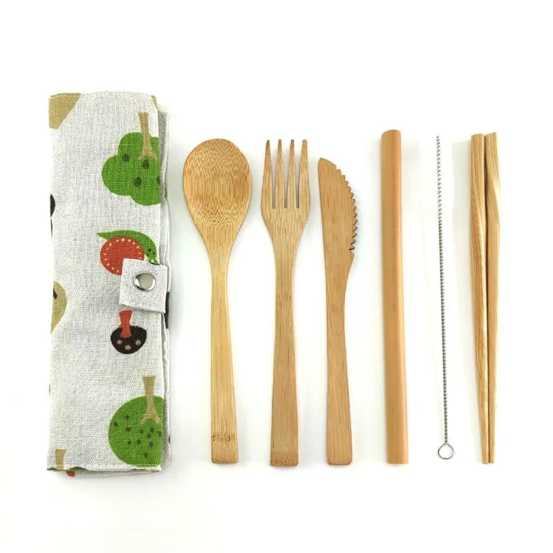 Kitchen Wood Utensils Set