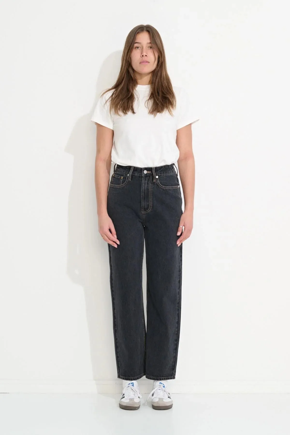 MISFIT WOMENS MAKERS STRAIGHT JEAN - PEPPER