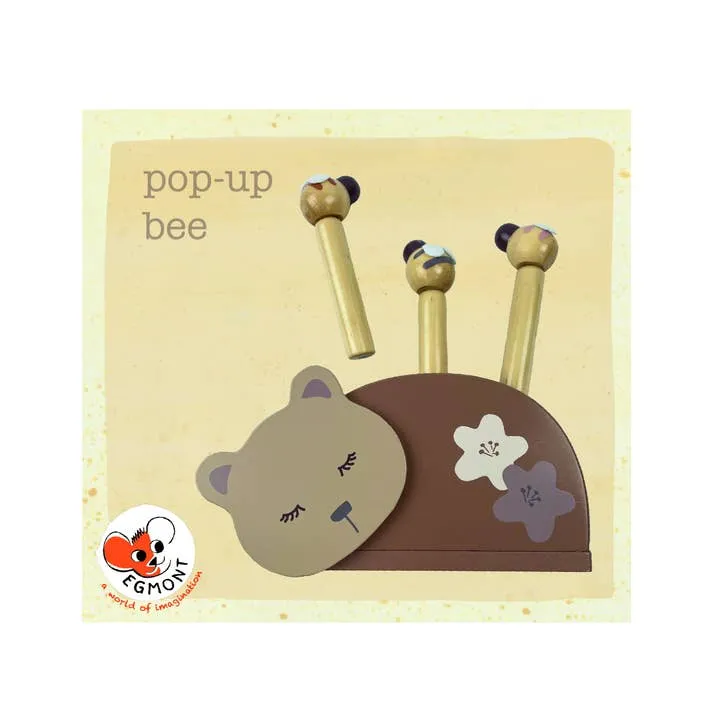 Pop Up Bees Wooden Toy by Egmont