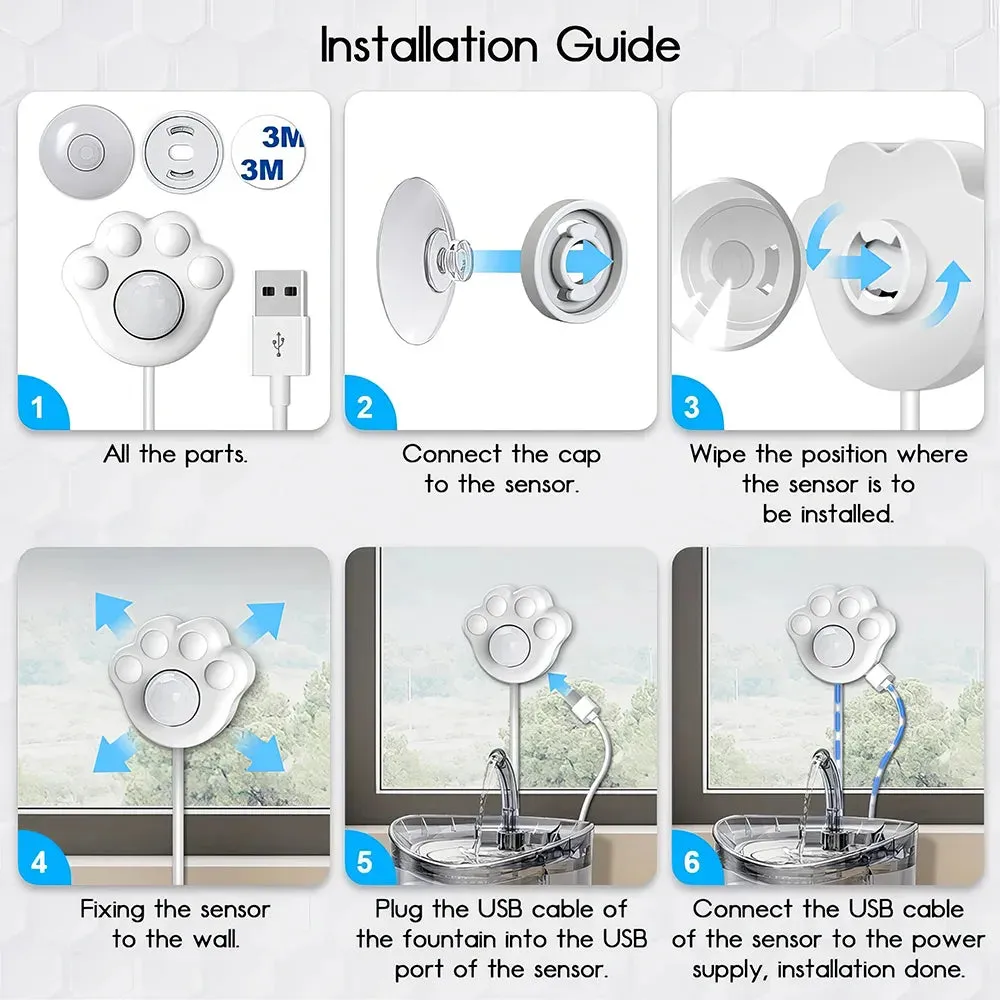 Smart Motion Sensor for Automatic Pet Fountain