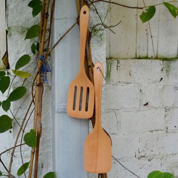 Useful Non-Stick Eco-Friendly Wood Kitchen Utensils Set