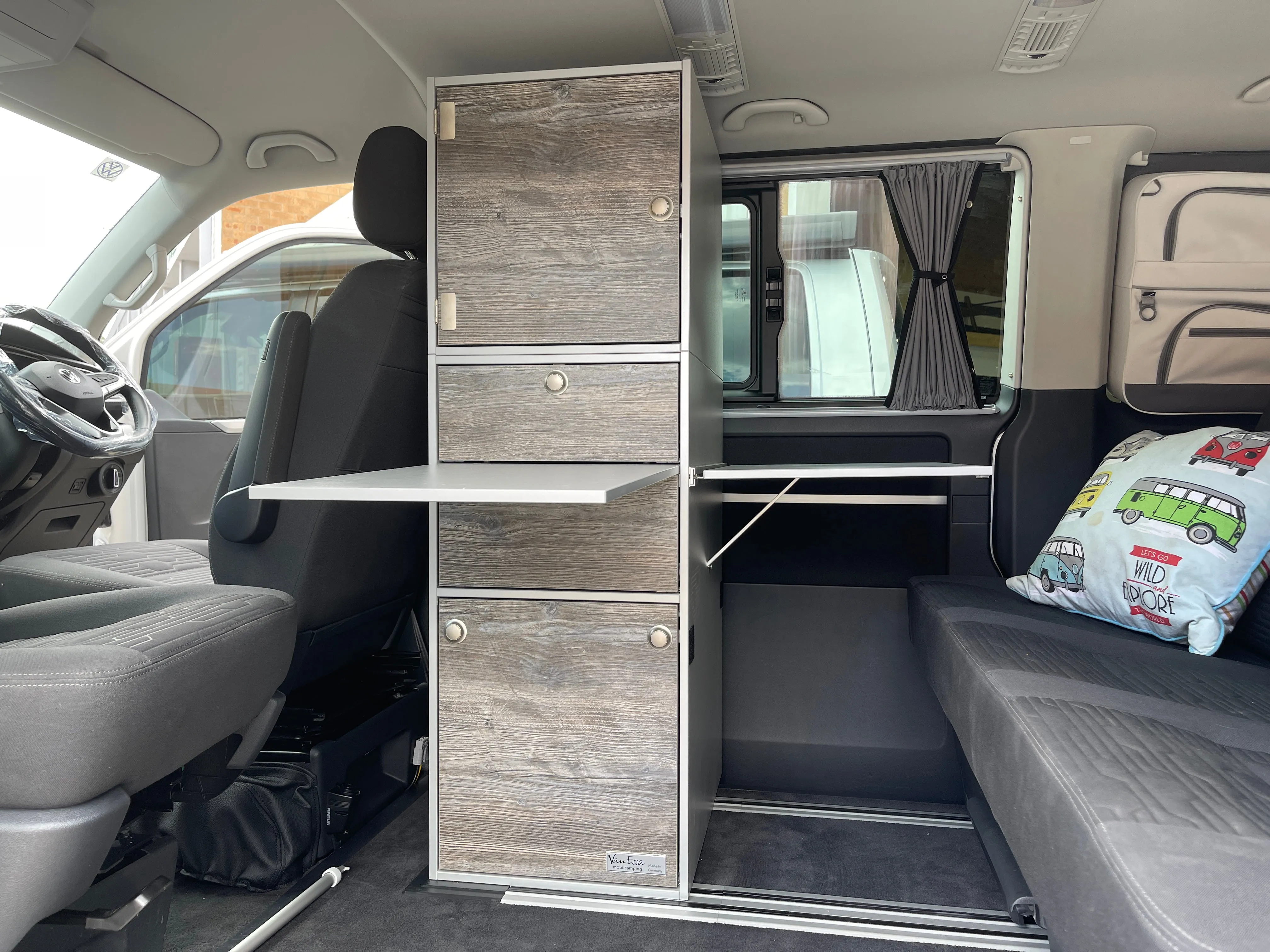 VanEssa Interior Storage Tower for Volkswagen T5/T6/6.1 California / Multivan / Transporter