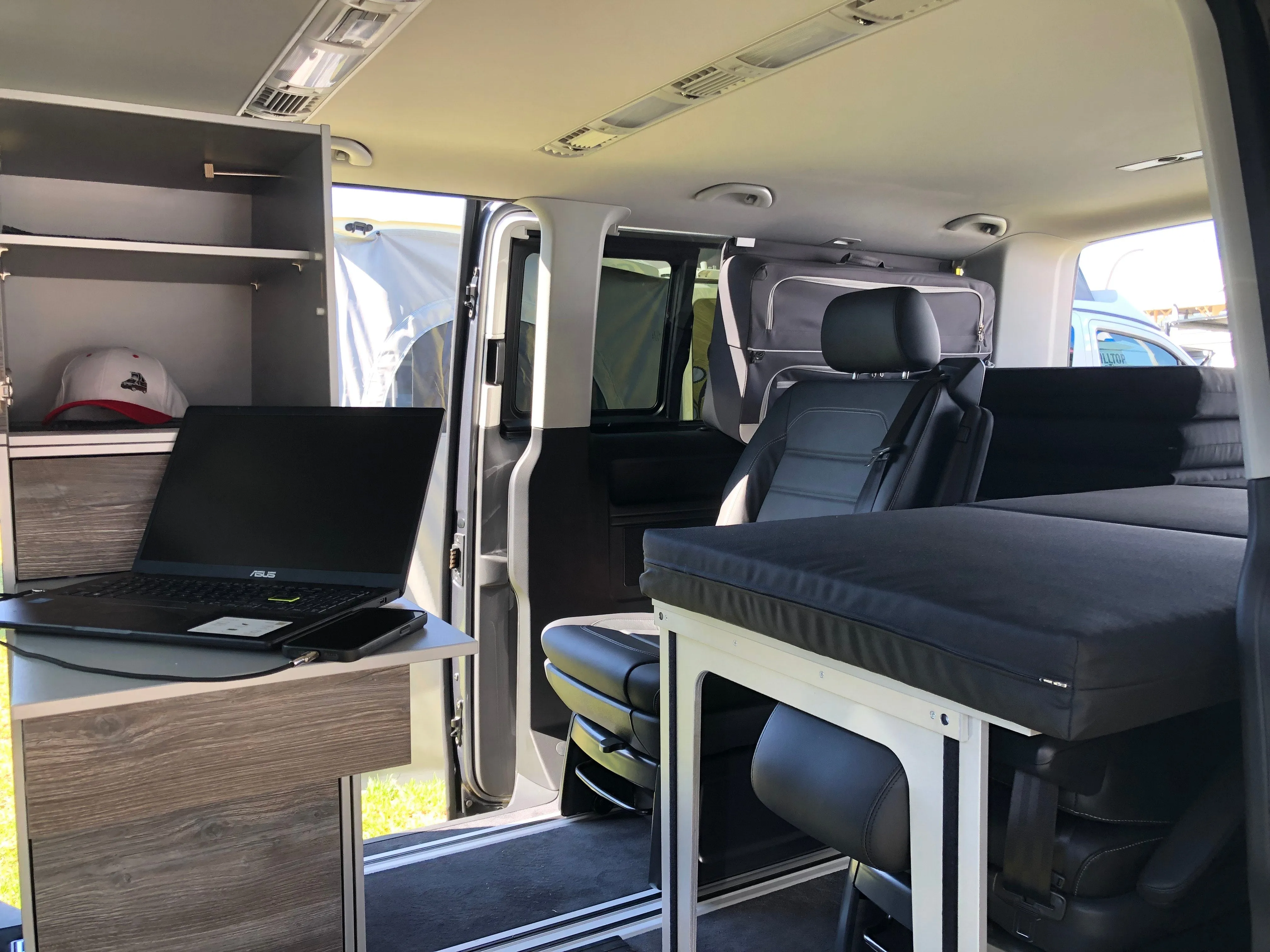 VanEssa Interior Storage Tower for Volkswagen T5/T6/6.1 California / Multivan / Transporter