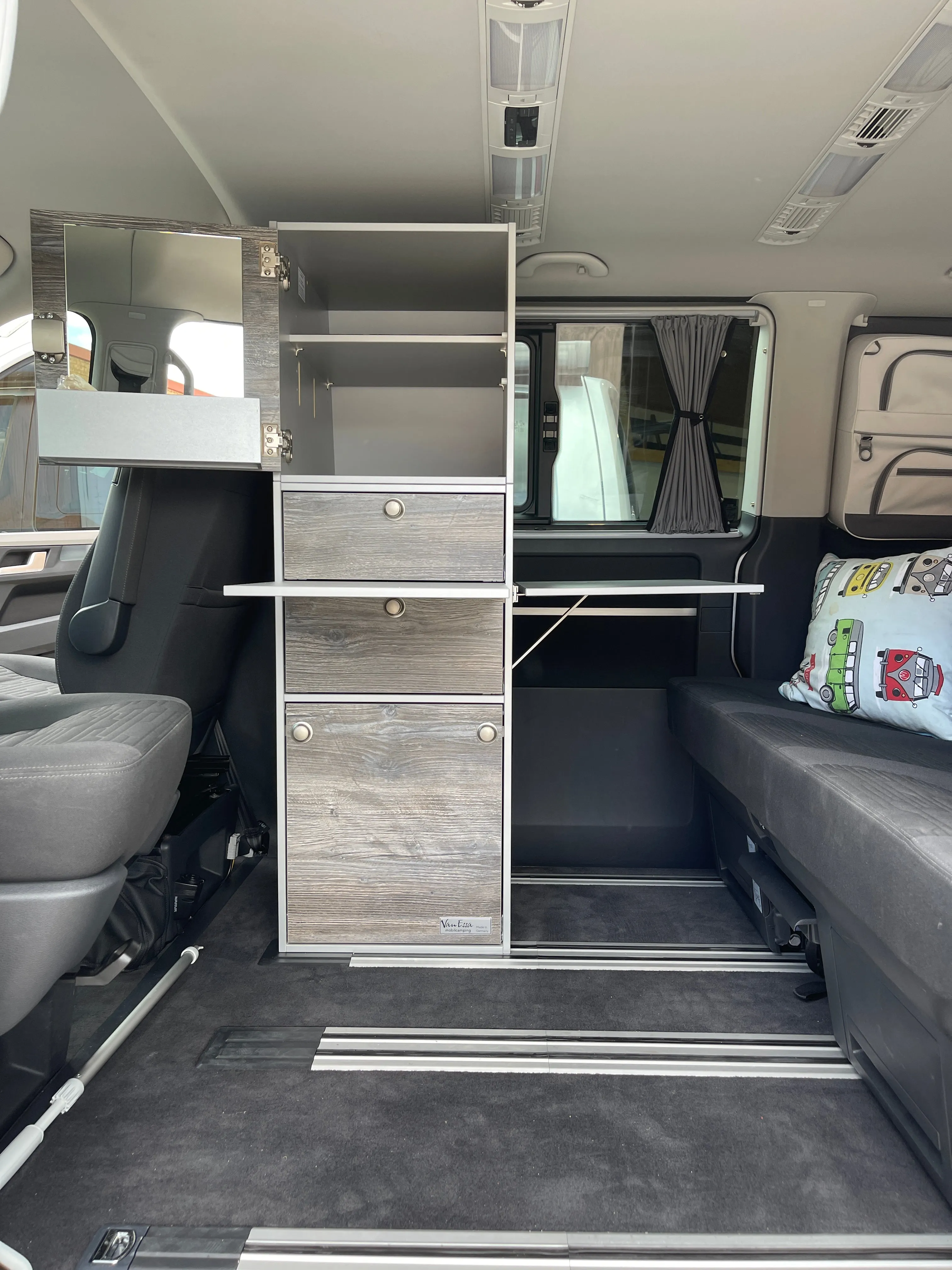 VanEssa Interior Storage Tower for Volkswagen T5/T6/6.1 California / Multivan / Transporter