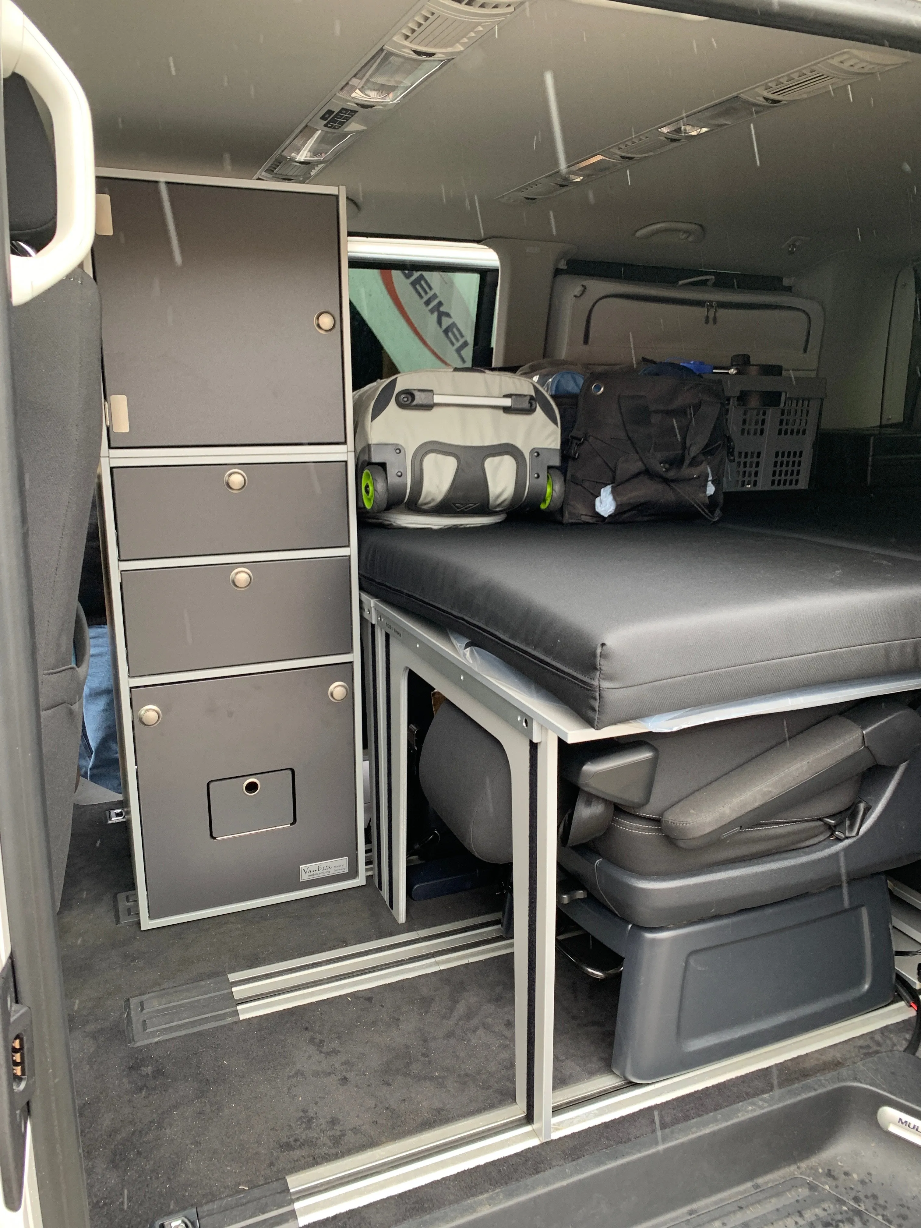 VanEssa Interior Storage Tower for Volkswagen T5/T6/6.1 California / Multivan / Transporter